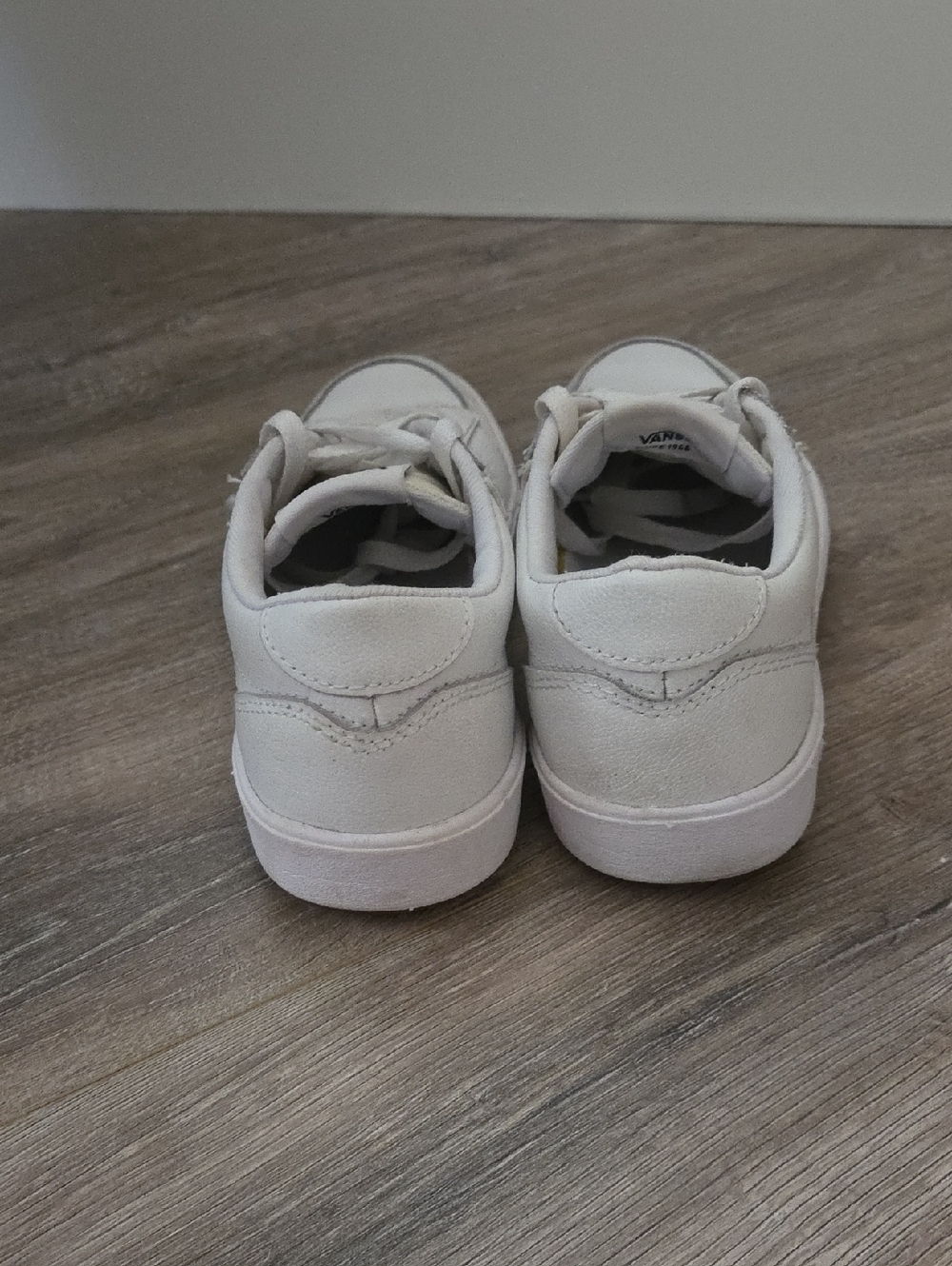 Vans White Leather Sneakers - Picture 5 of 7